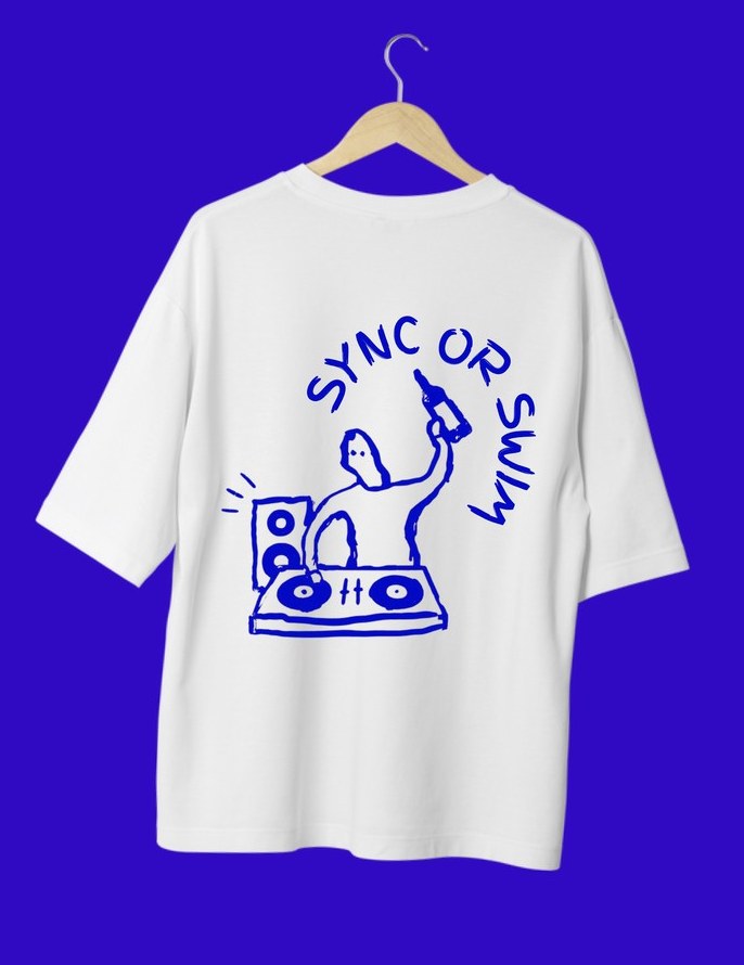 Soss The DiscJockey tee — back graphic