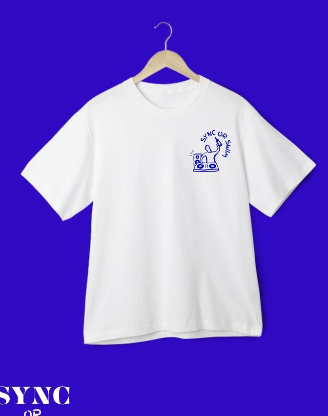 Soss The DiscJockey tee — front pocket print